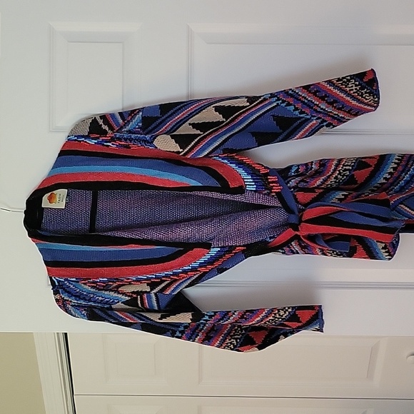 Farm rio belted cardigan size small - Picture 2 of 4